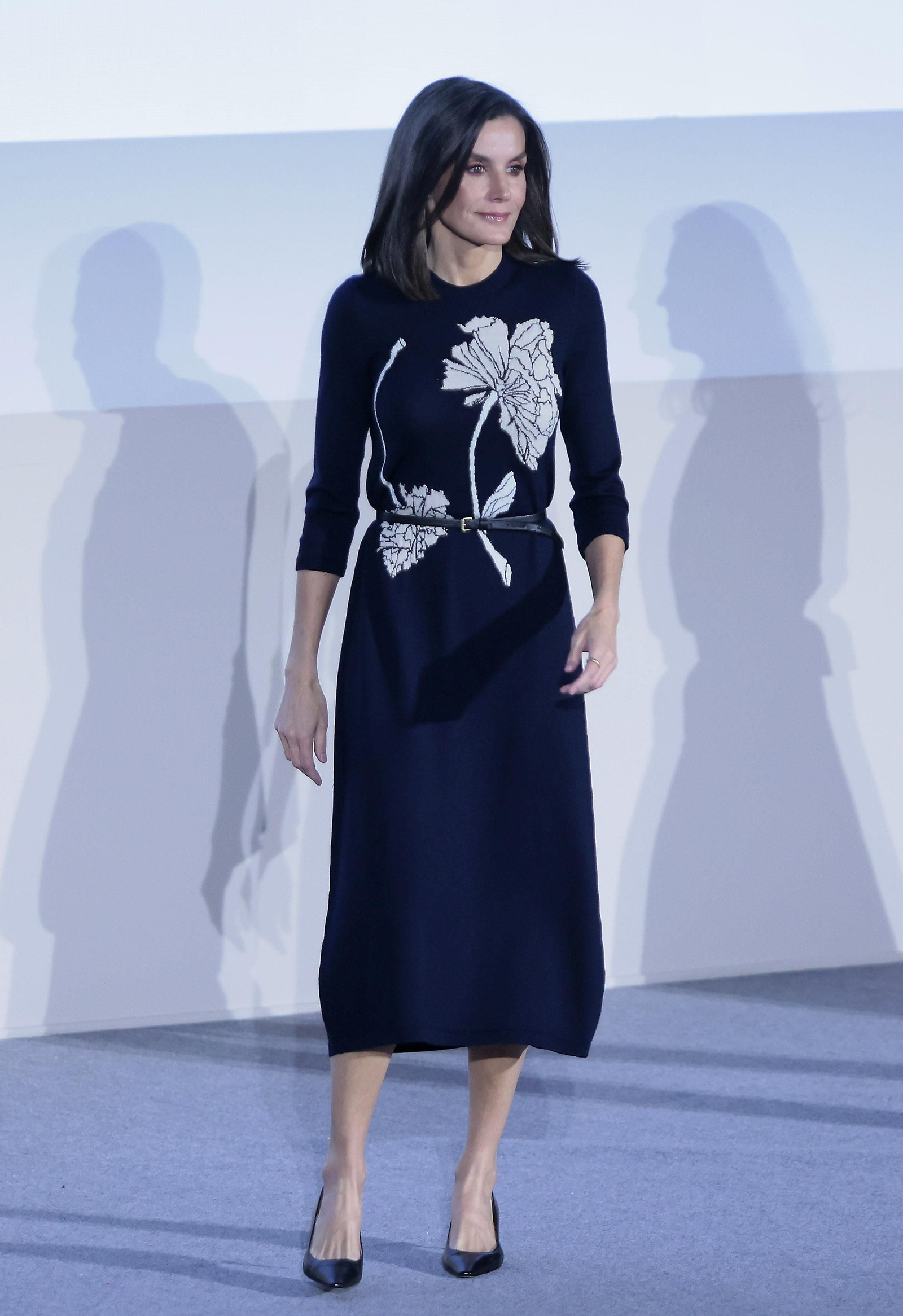 Las imágenes de la reina Leticia en el congreso de enfermedades raras