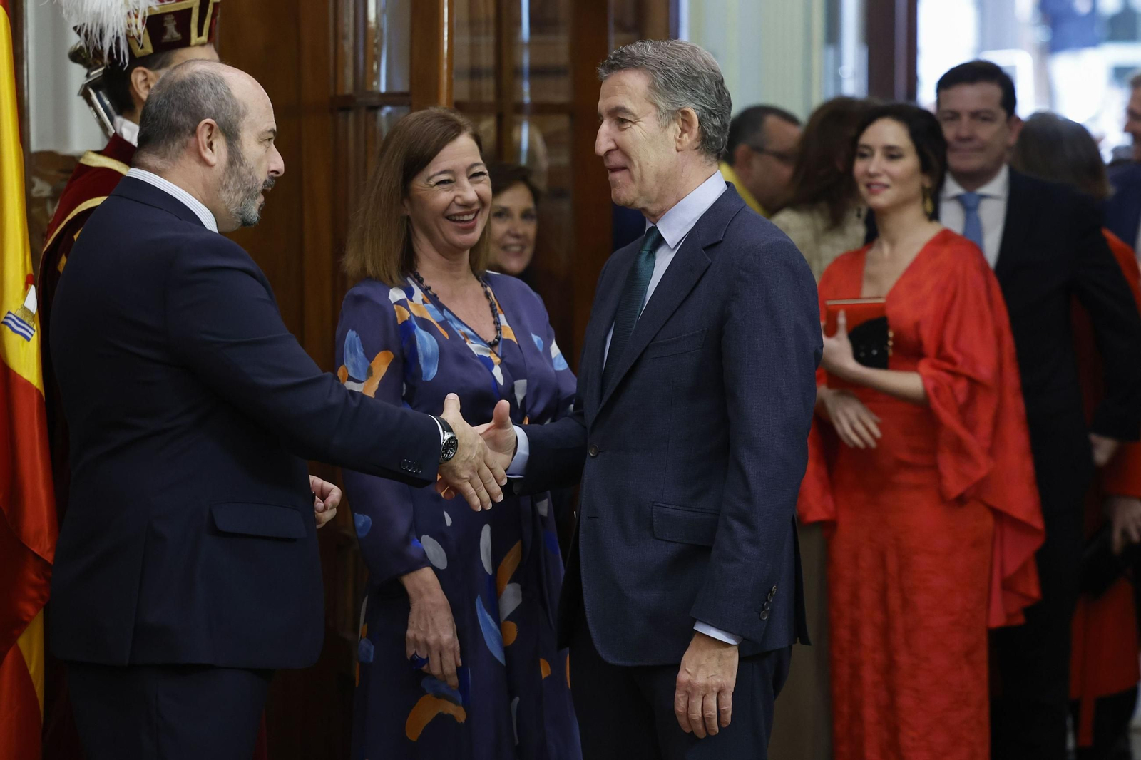 Alberto Núñez Feijóo, a su llegada al Congreso de los Diputados. Alberto Núñez Feijóo, a su llegada al Congreso de los Diputados.