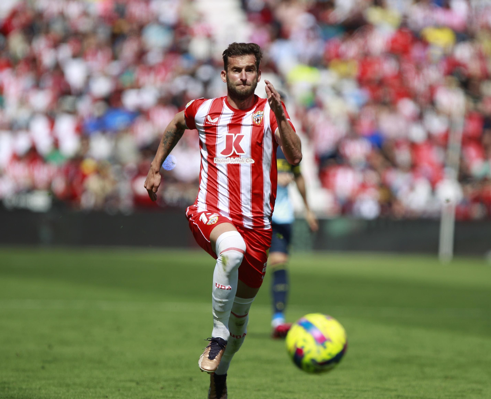 Imágenes del partido de la Liga Santander U.D. Almería-Cádiz C.F.