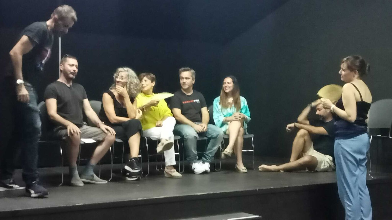 Un momento del taller de teatro dedicado a García Lorca.