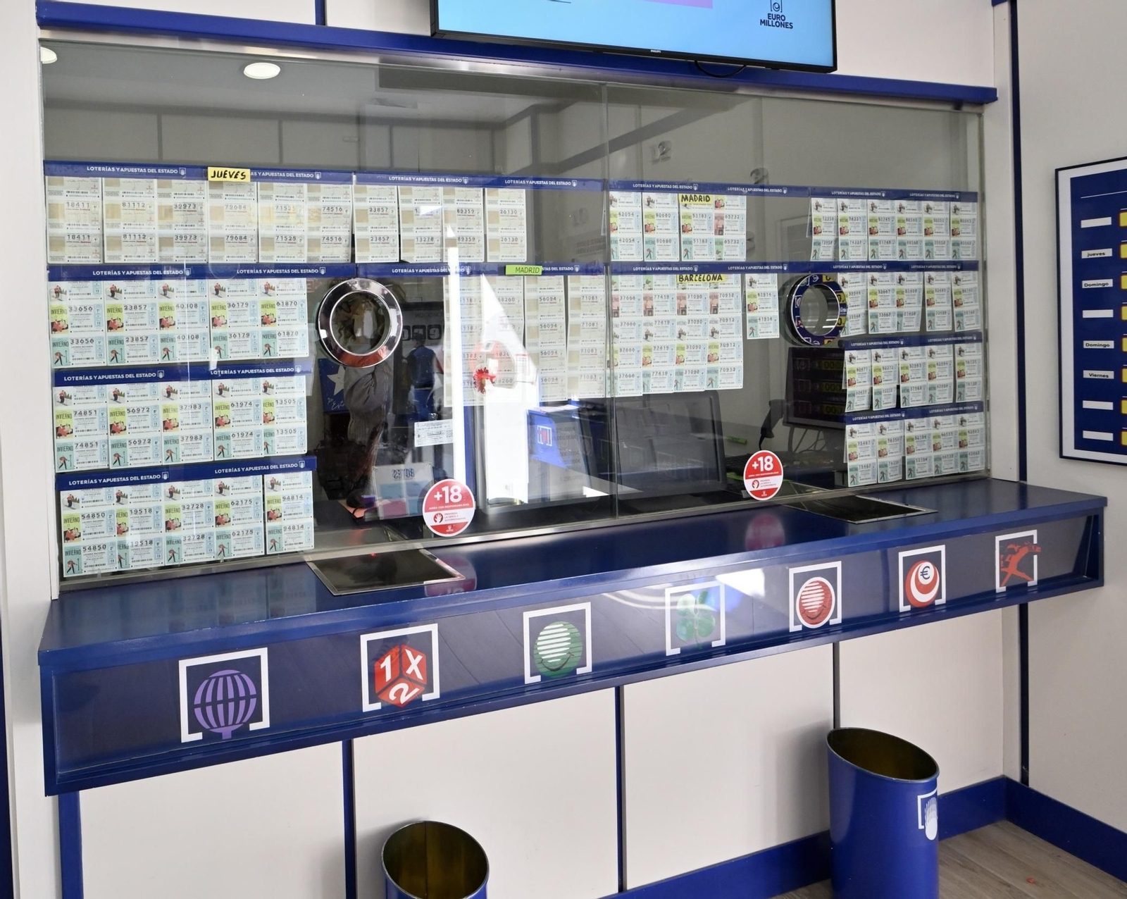 Una administración de lotería.