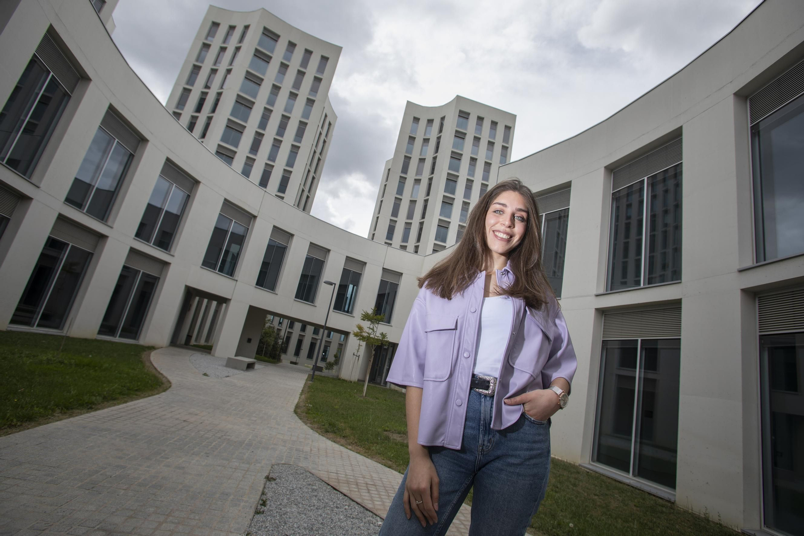 Ana Casado, en la Facultad de Medicina.