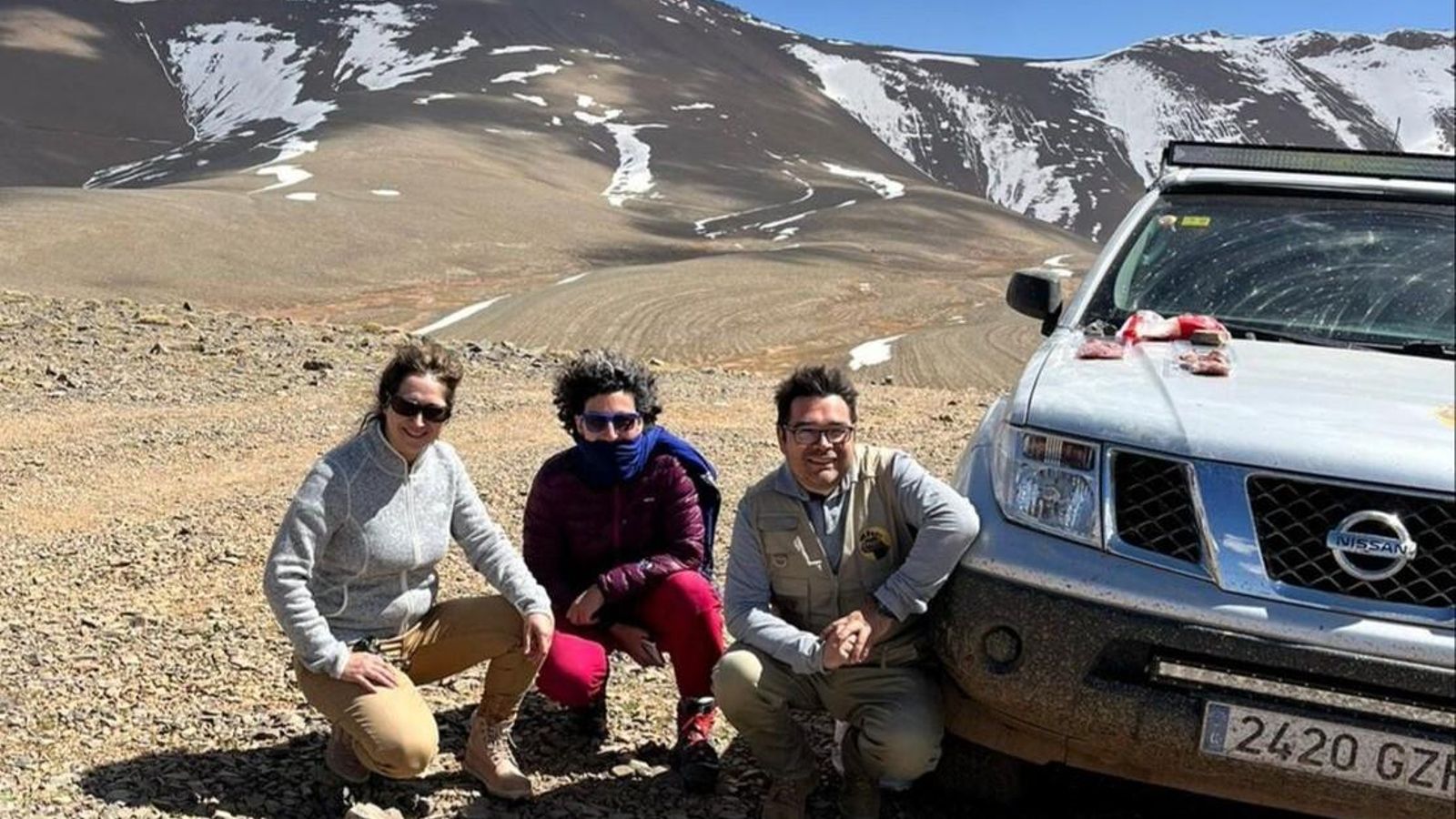 Participantes pontaneses en el equipo del Rally Solidario.