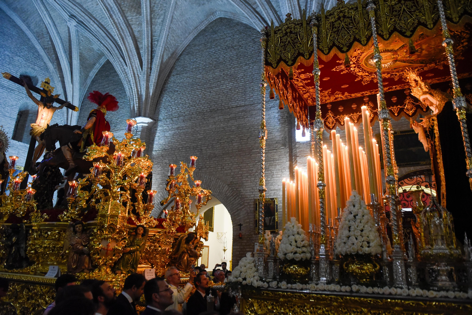 Las imágenes de la Hermandad de La Lanzada en la Semana Santa de Sevilla 2024