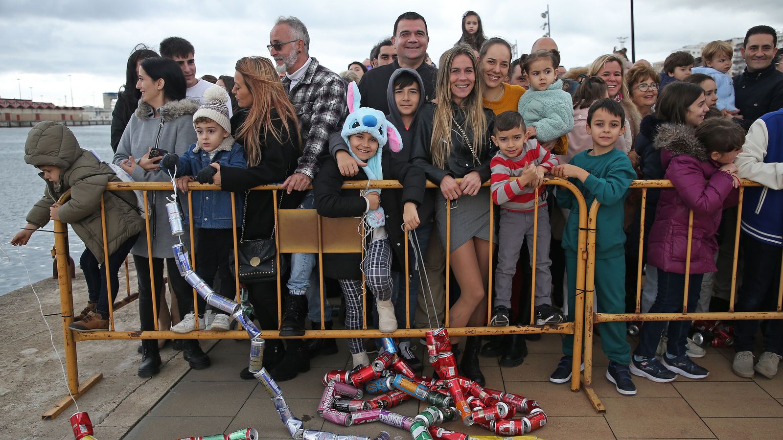 Fotos del arrastre de latas en Algeciras