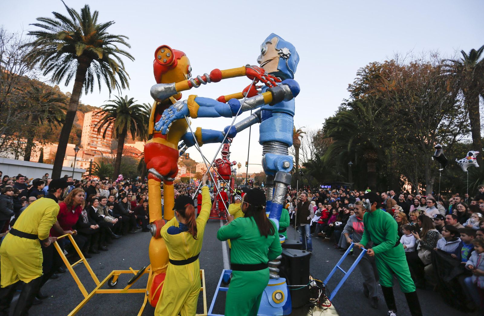 El Paseo del Parque, repleto de abonados en la Cabalgata de Reyes del pasado año.