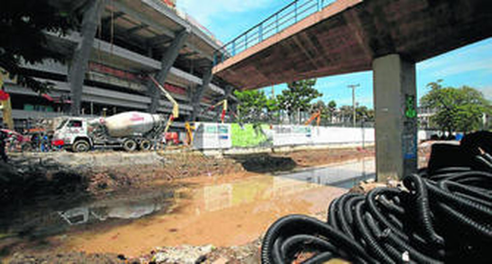 Con el agua al cuello