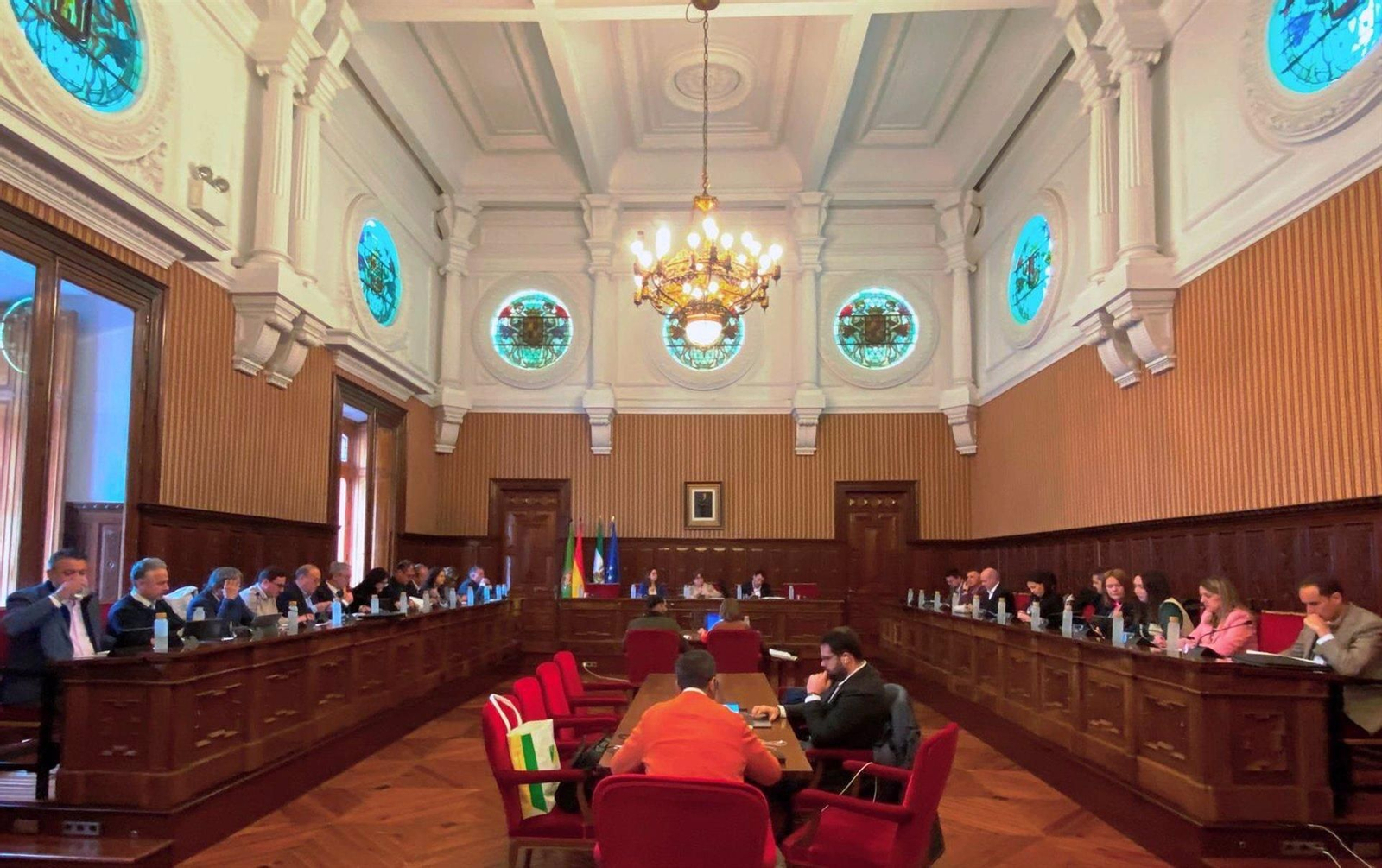 Pleno ordinario de la Diputación de Jaén.