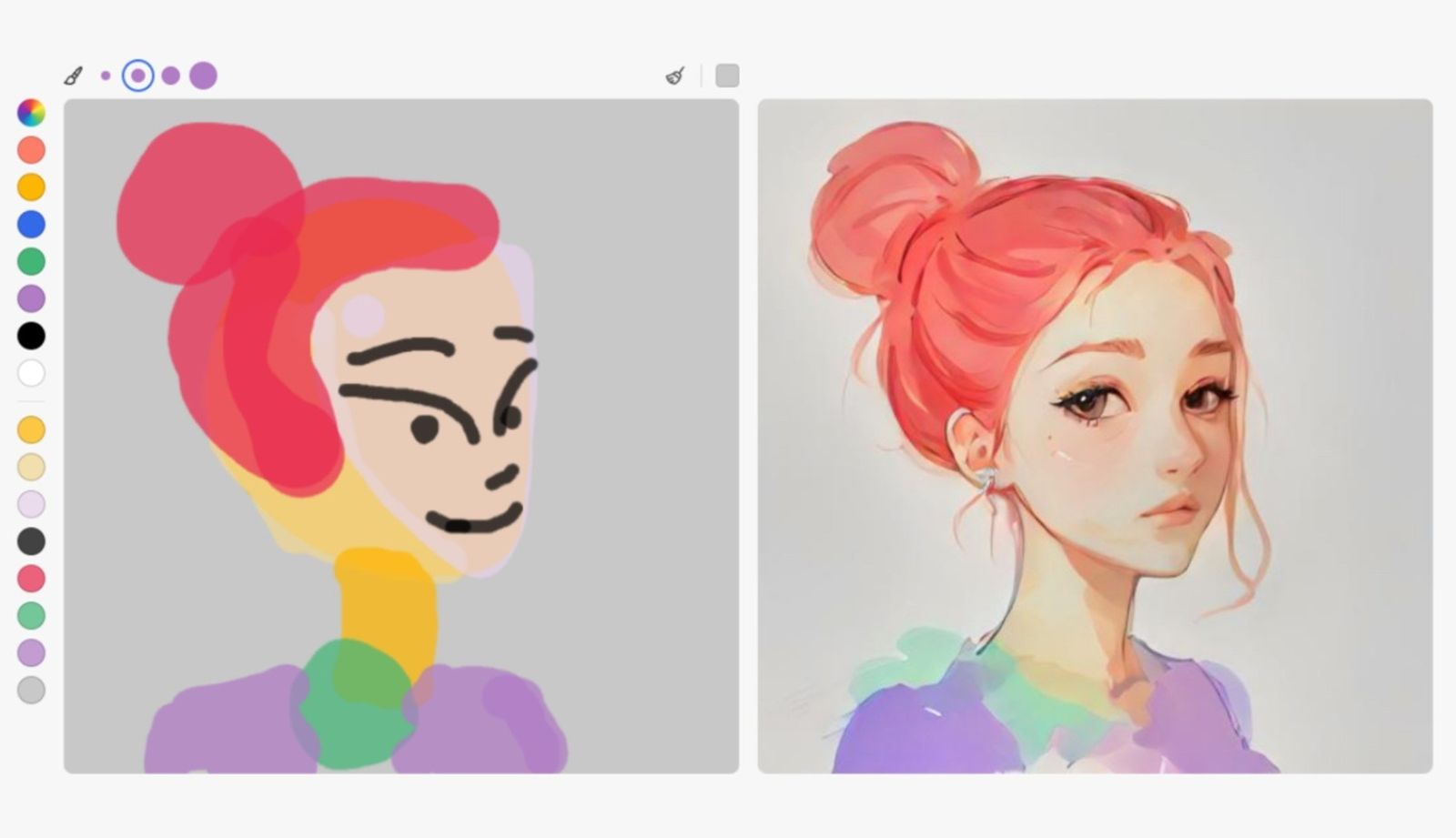 Un ejemplo de la nueva herramienta Freepik Pikaso.