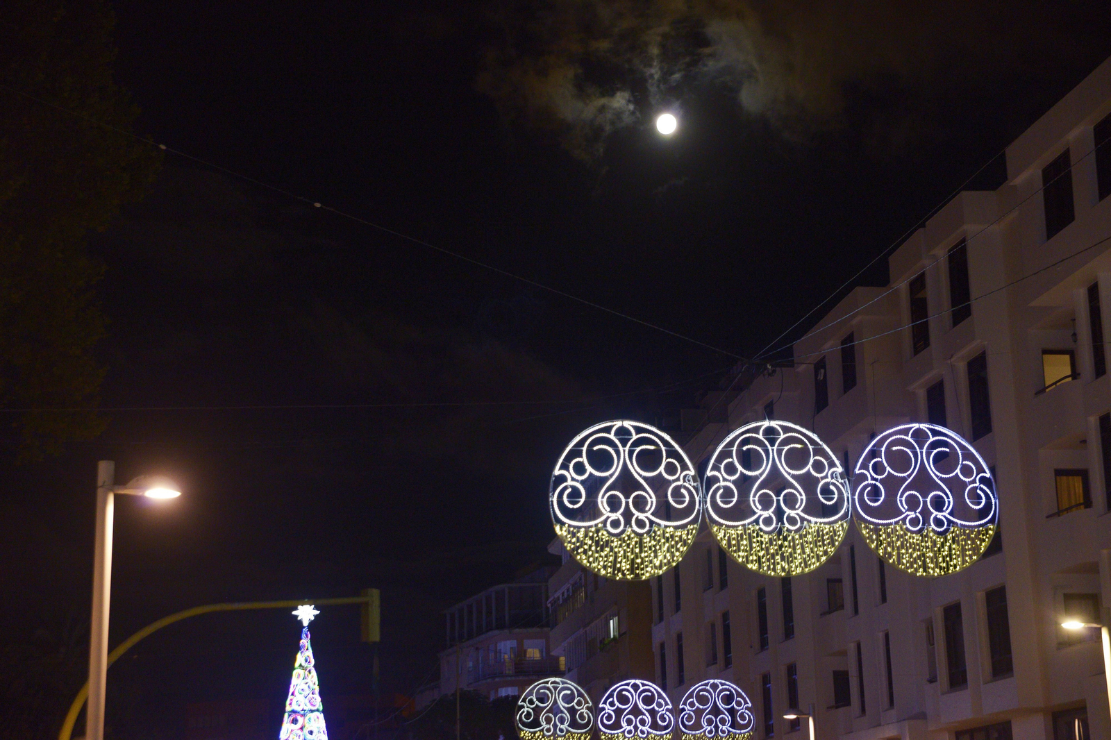 Fotos del alhumbrado navideño de Algeciras