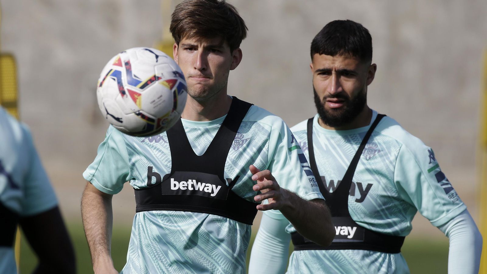 Miranda junto a Fekir.