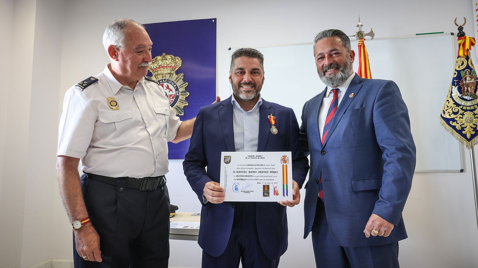 Imágenes de la entrega de las medallas de oro del Santo Ángel