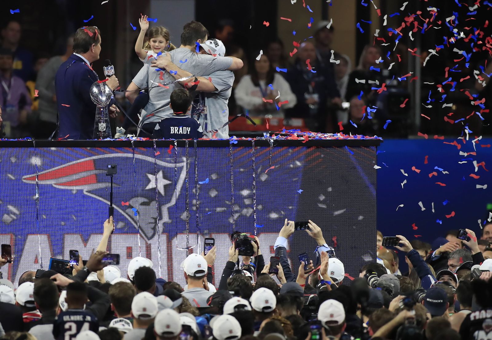 Las imágenes de la final de la Super Bowl