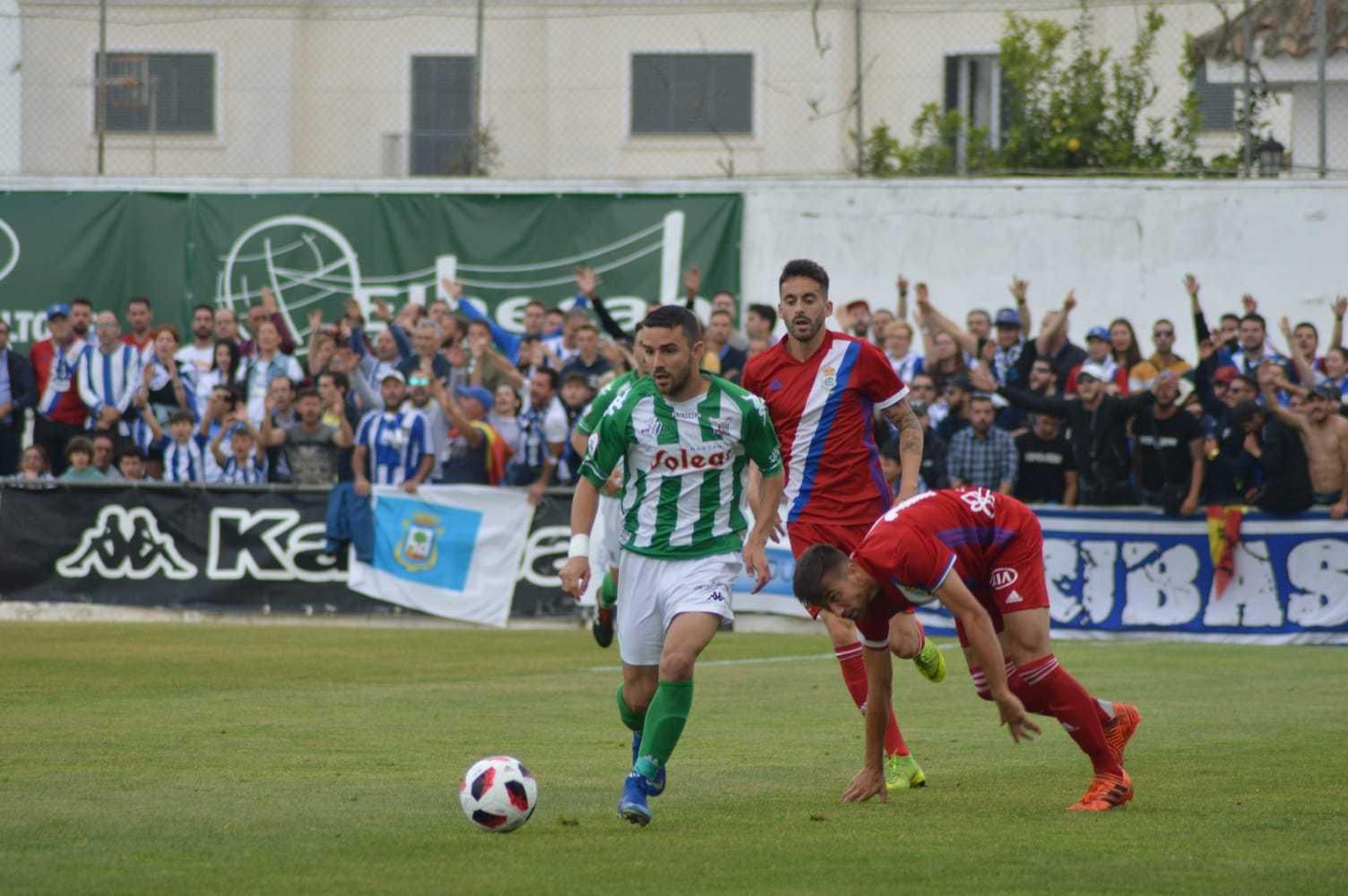 Imagen del último partido en el que el Recre pudo ganar en El Palmar. Imagen del último partido en el que el Recre pudo ganar en El Palmar.