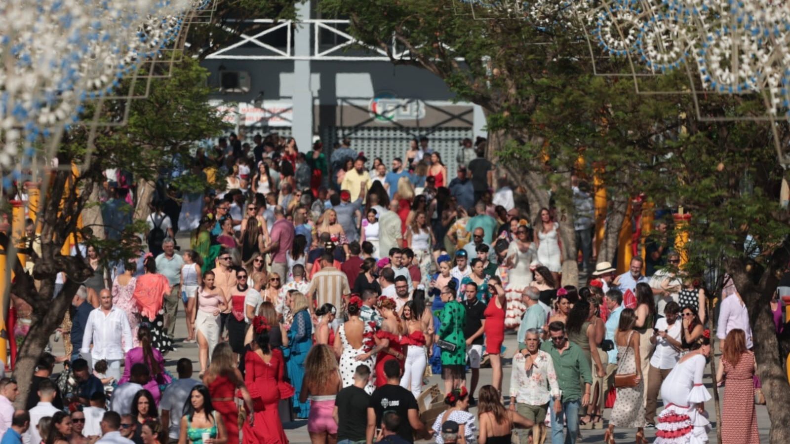 Ambiente en la Feria de Algeciras.