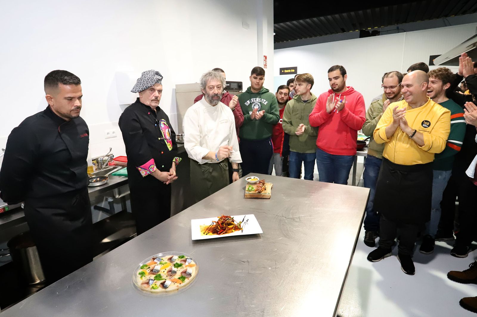 Imágenes del showcooking organizado por Huelva Información e ISG