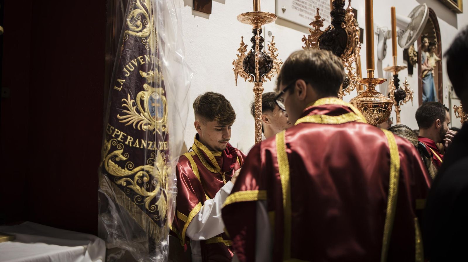La Hermandad de la Salvación, refugiada en la Iglesia de la Victoria