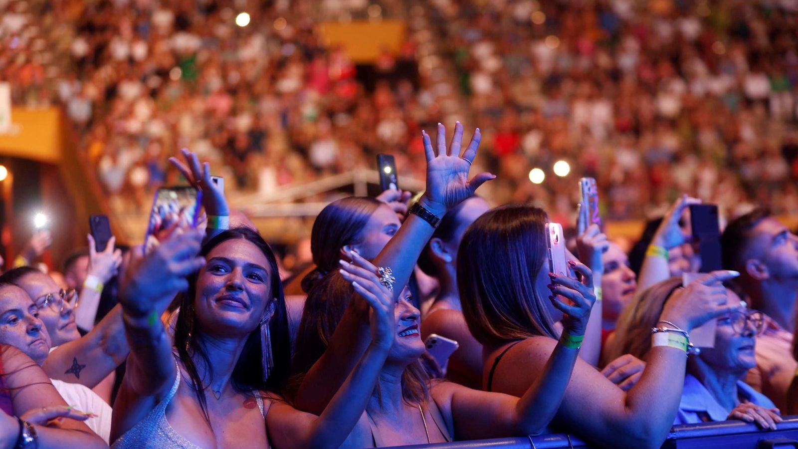 El público de la Niña Pastori en Algeciras.