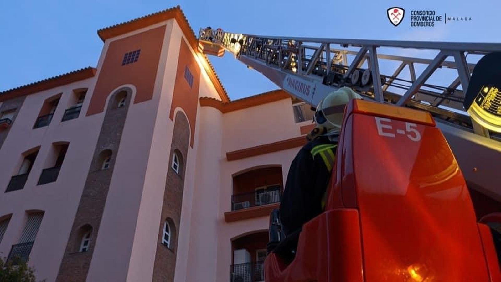 Bomberos en una imagen de archivo