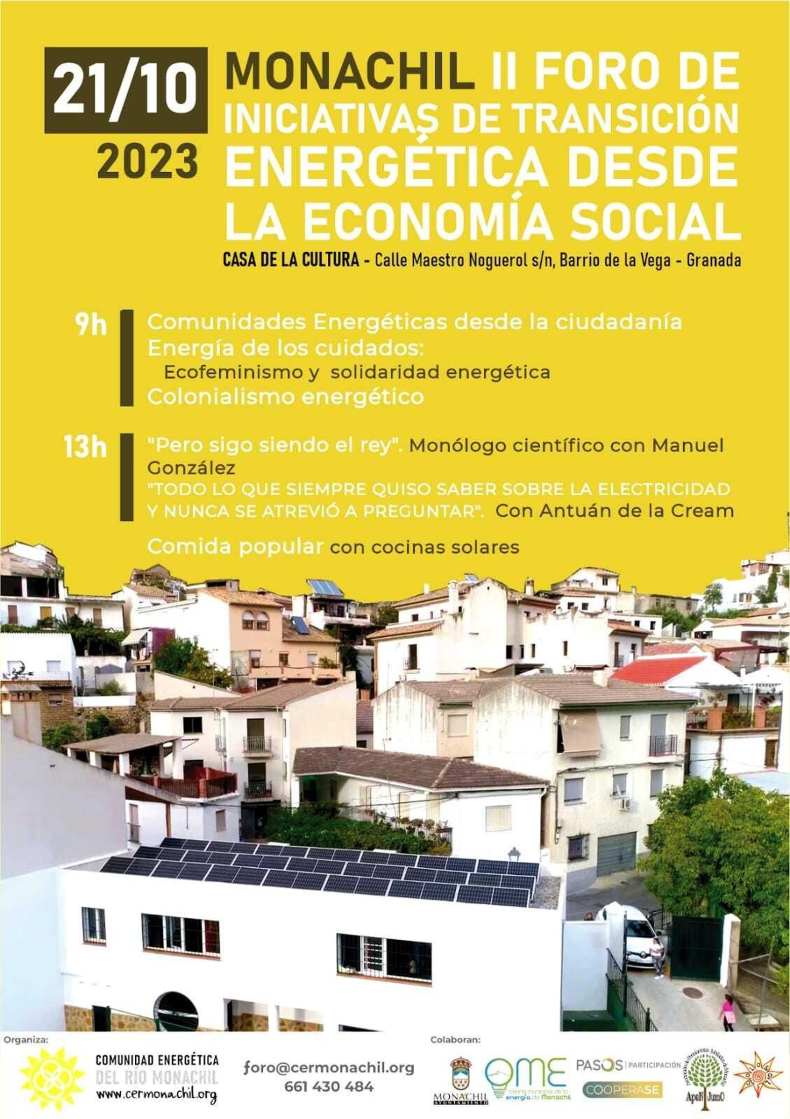 Monachil acoge el segundo foro de su Comunidad Energética.