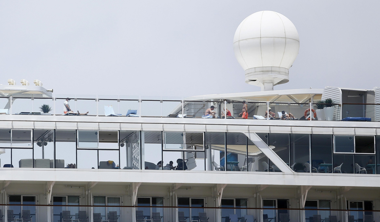 Las fotos del regreso de los cruceros al puerto de Málaga