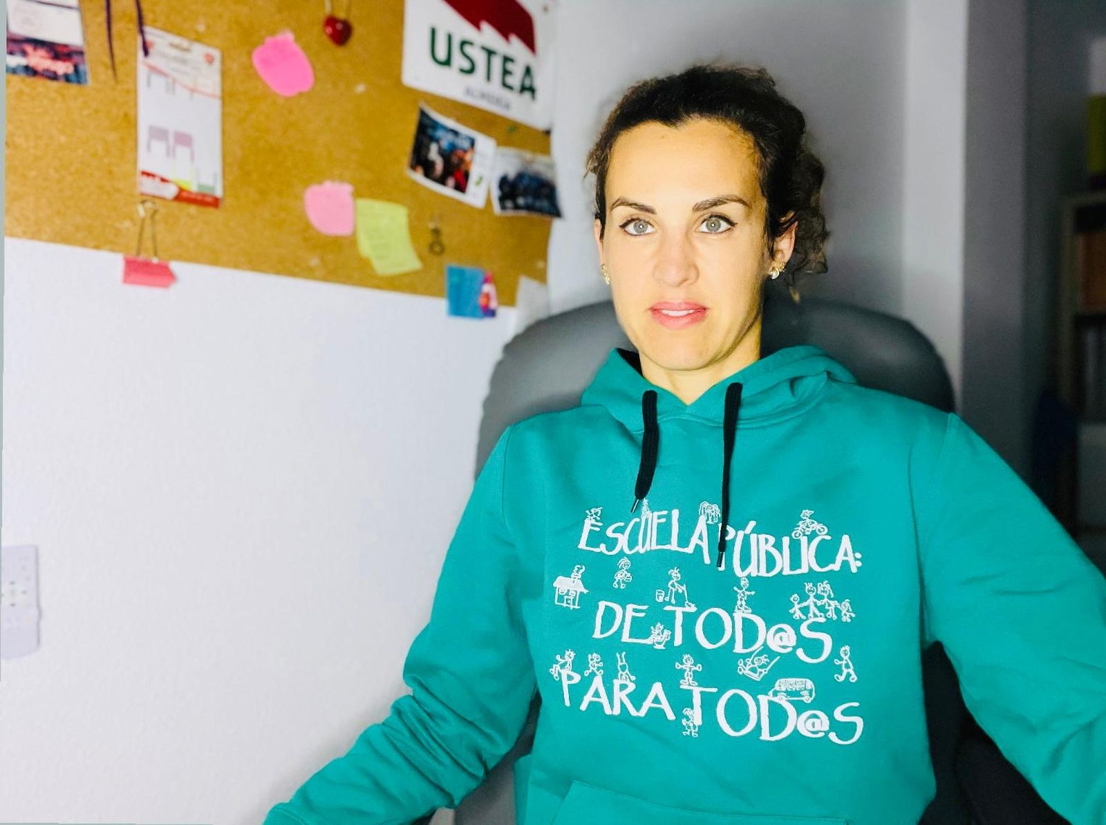 Eva Quintana, responsable de Salud Laboral de USTEA Almería