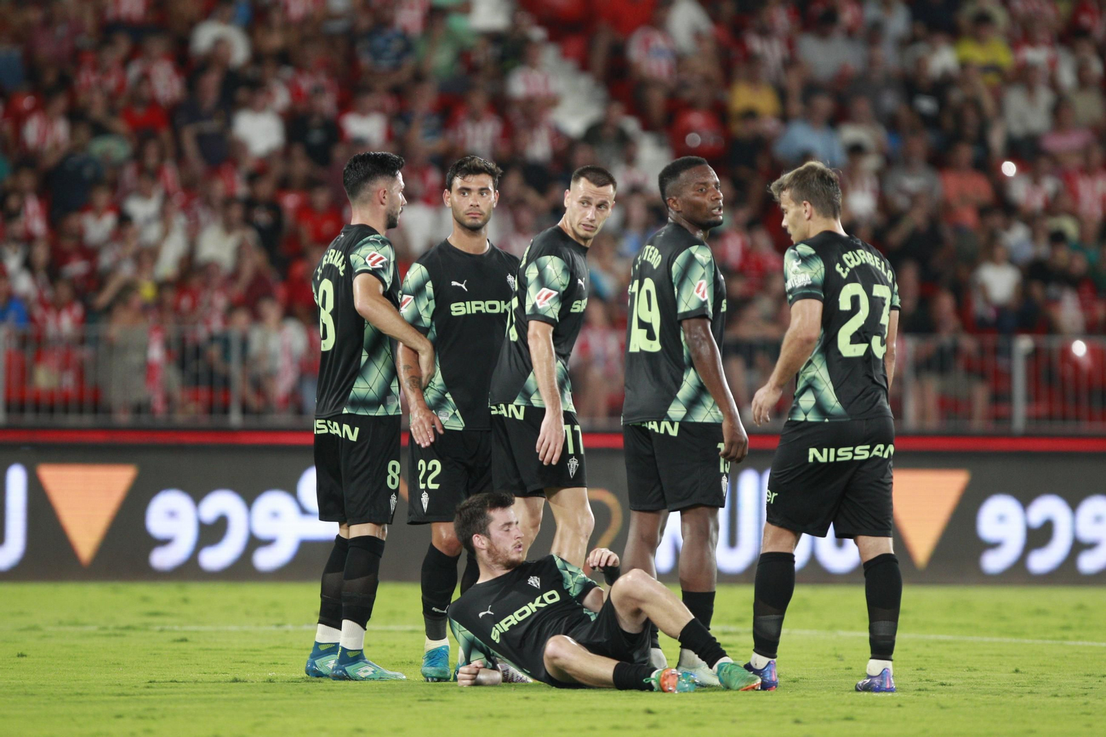 El partido U.D. Almería-Sporting de Gijón, en imágenes