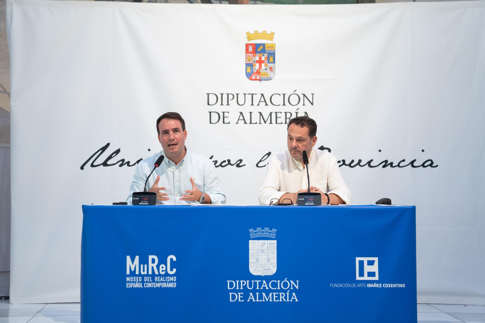 Fernando Giménez y Juan Manuel Martín en el MUREC.
