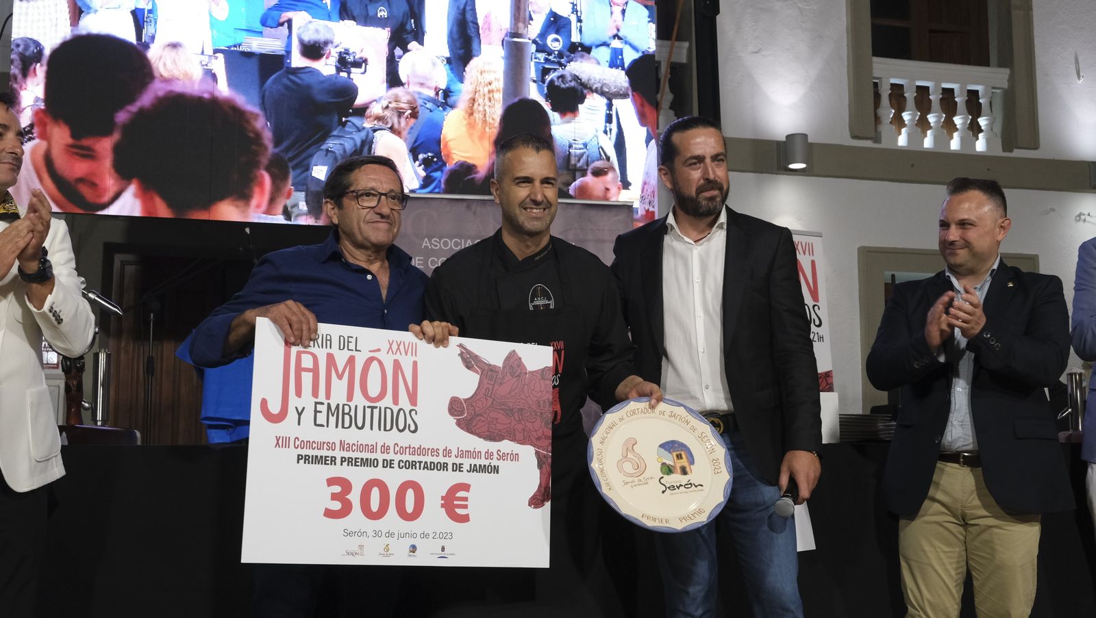 Imágenes del Concurso Nacional de Cortadores de Jamón de Serón