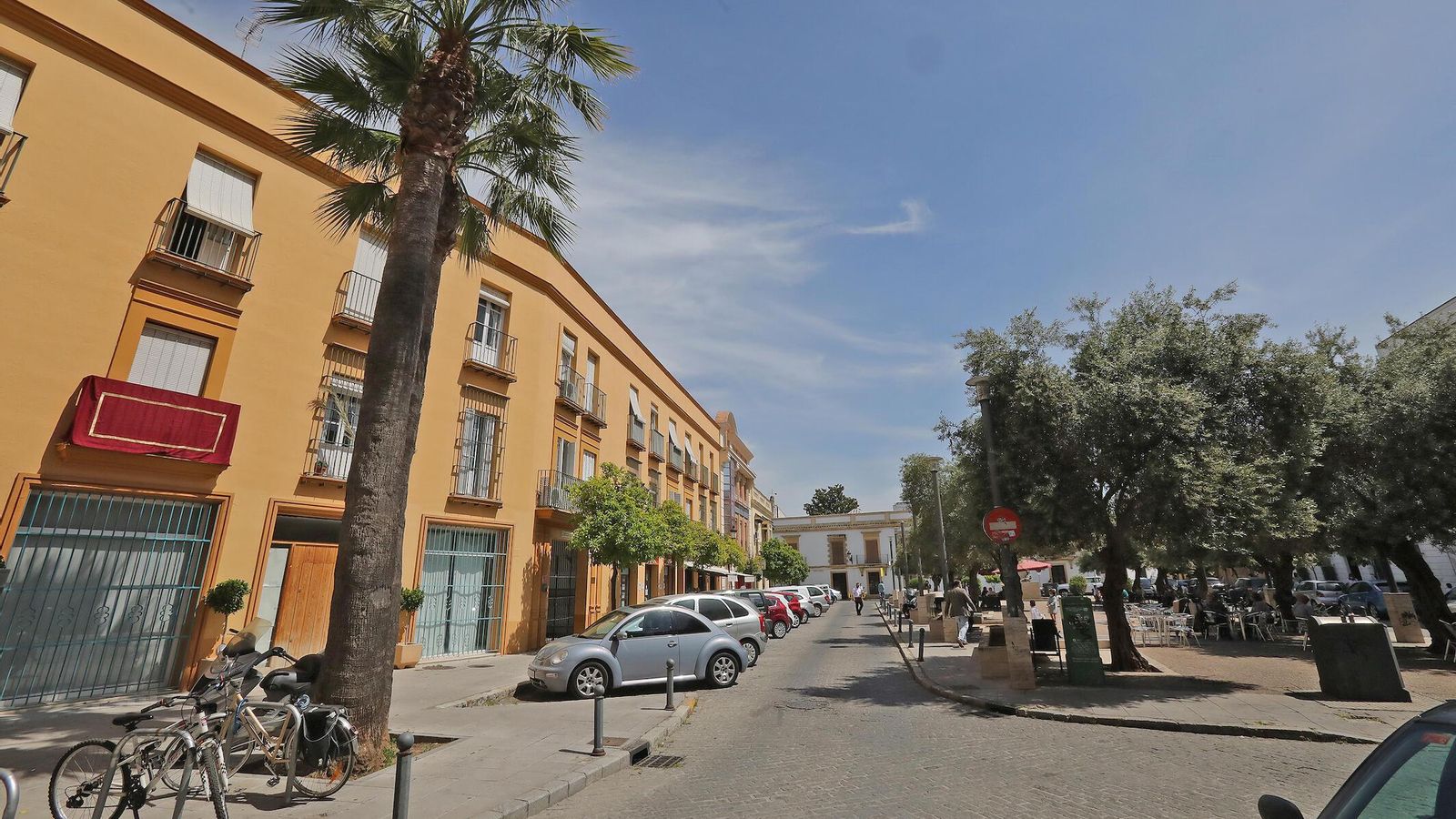Plaza de San Andrés, en el centro de la ciudad.