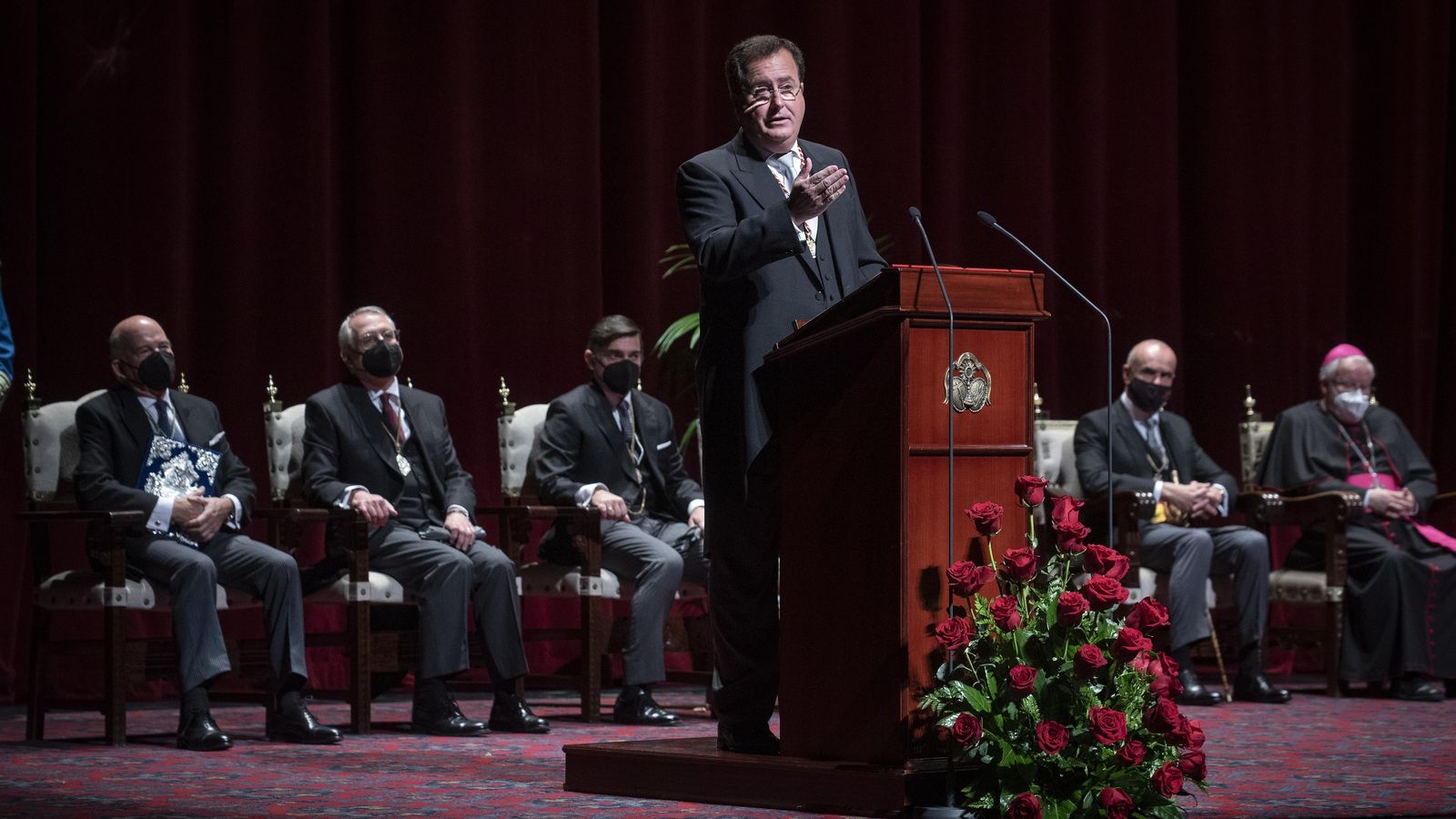 Juan Carlos Cabrera durante la presentación.