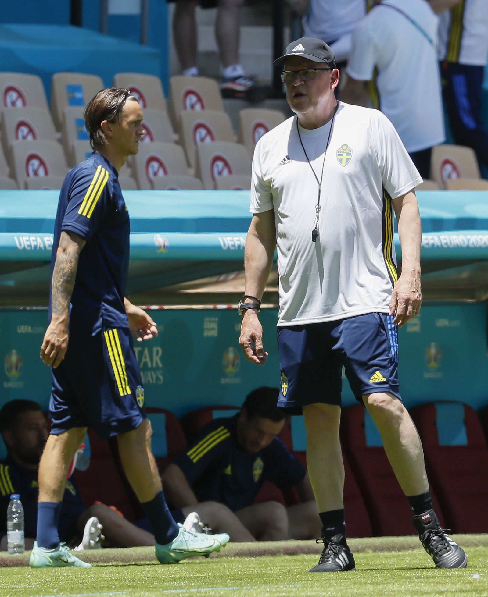 ¡Suecia entrena a las 14:30 en La Cartuja con 33 grados!