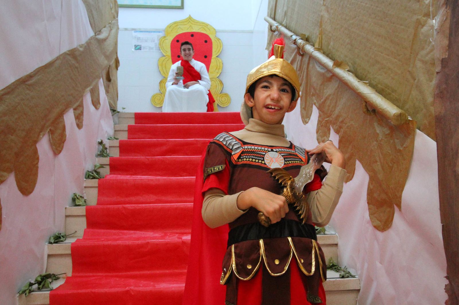 Imágenes del Belén viviente del colegio 12 de Octubre y la AMPA