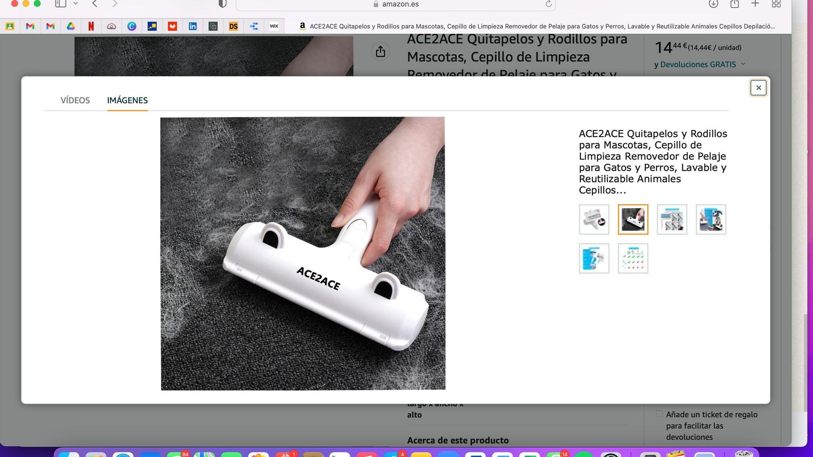 Cepillo de Limpieza Removedor de Pelaje