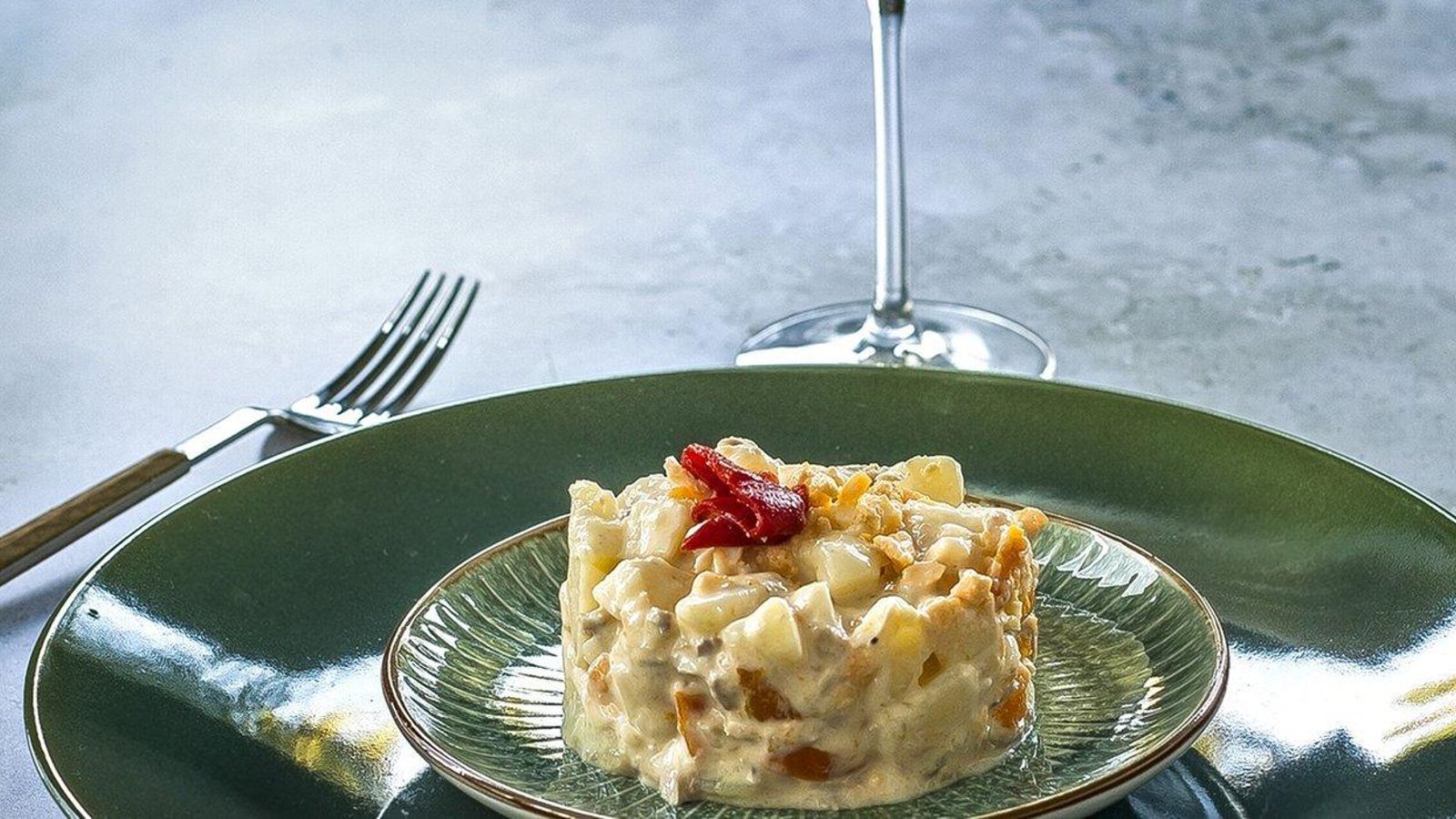 Tapa de ensaladilla.