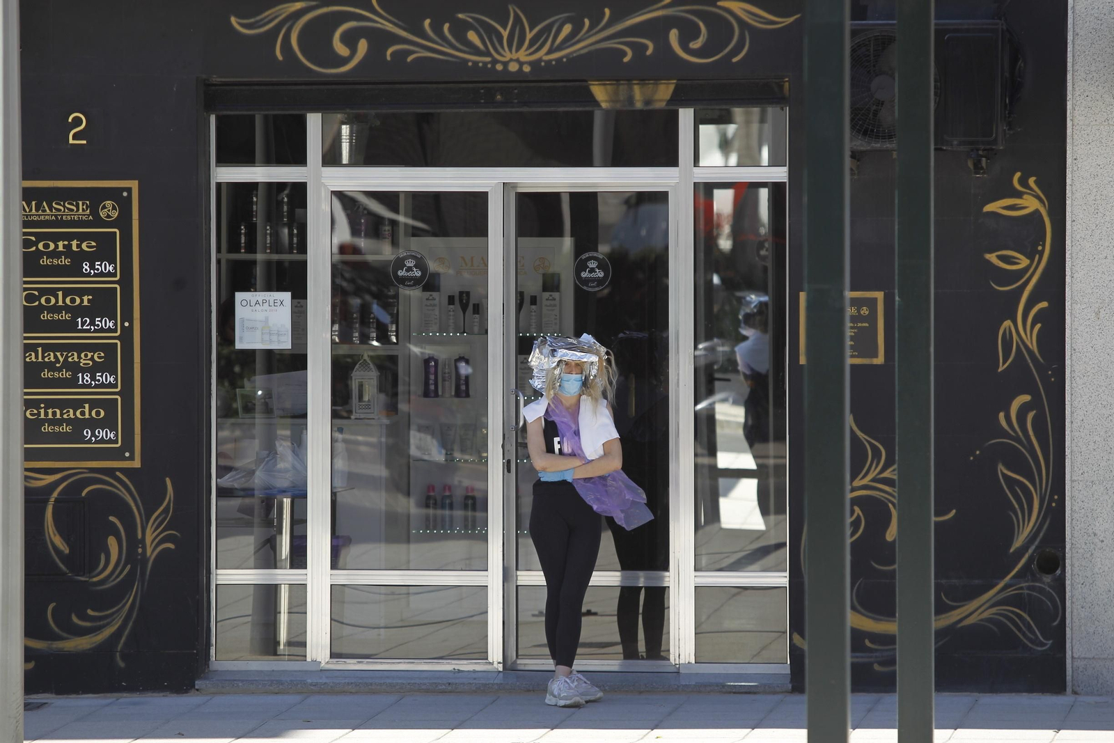 Primer día de apertura de la hostelería en Almería. Coronavirus-COVID-19