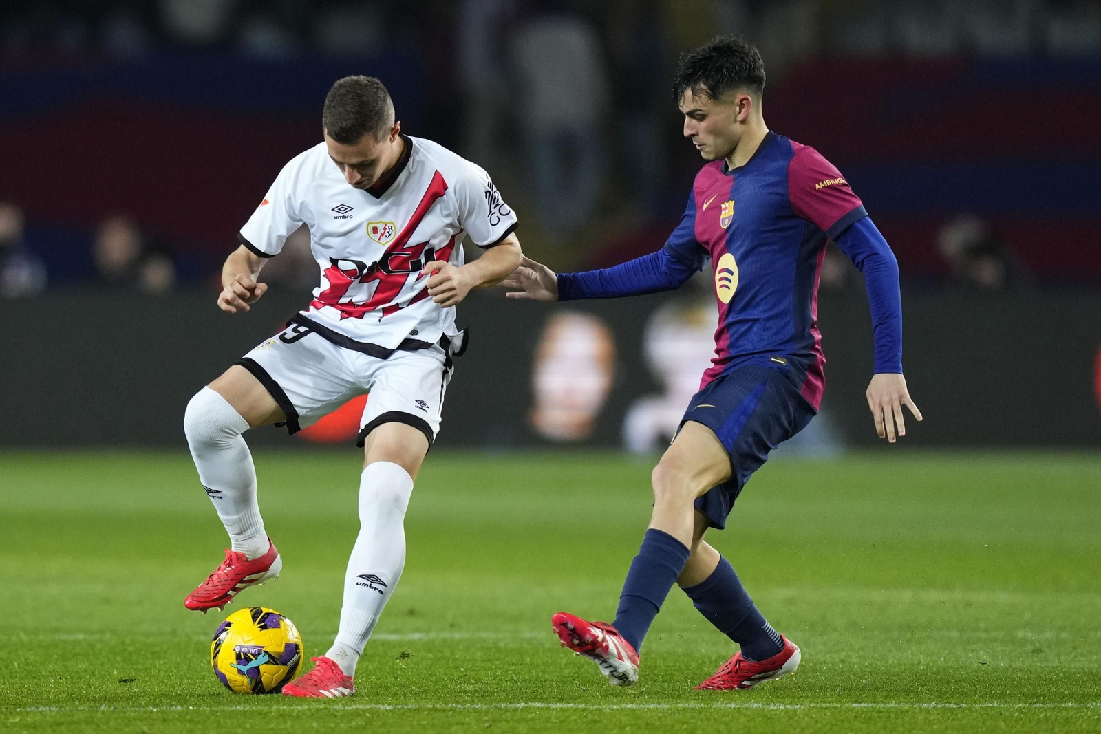Las fotos del polémico Barcelona - Rayo Vallecano