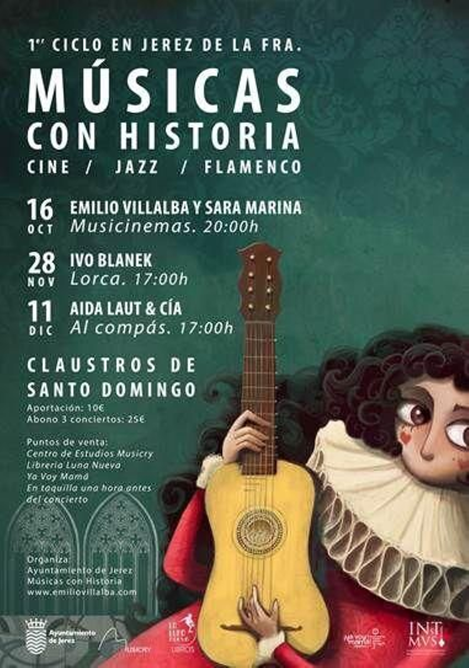 Cartel del primer ciclo 'Músicas con Historia'