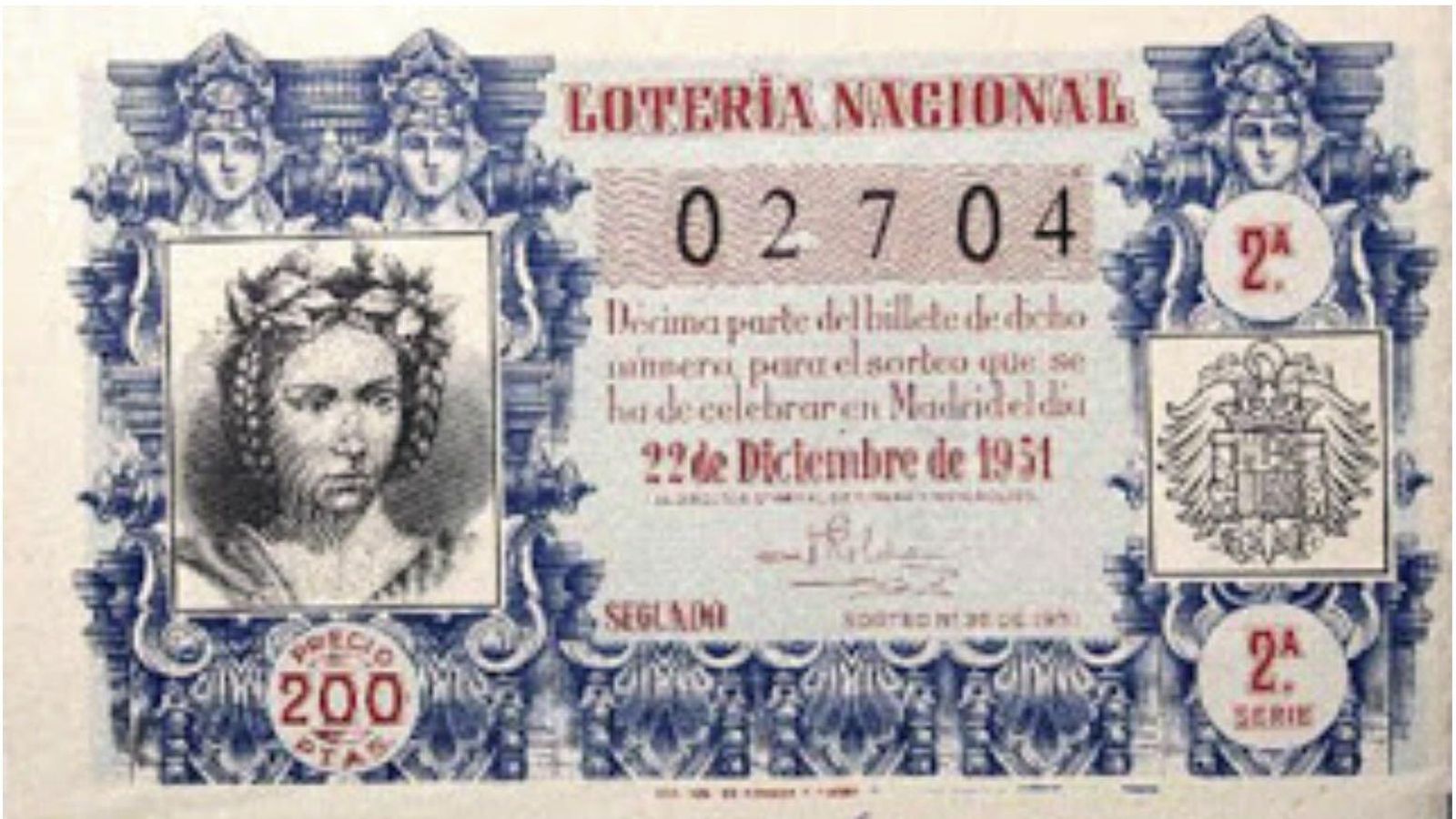 El número premiado con el "gordo"