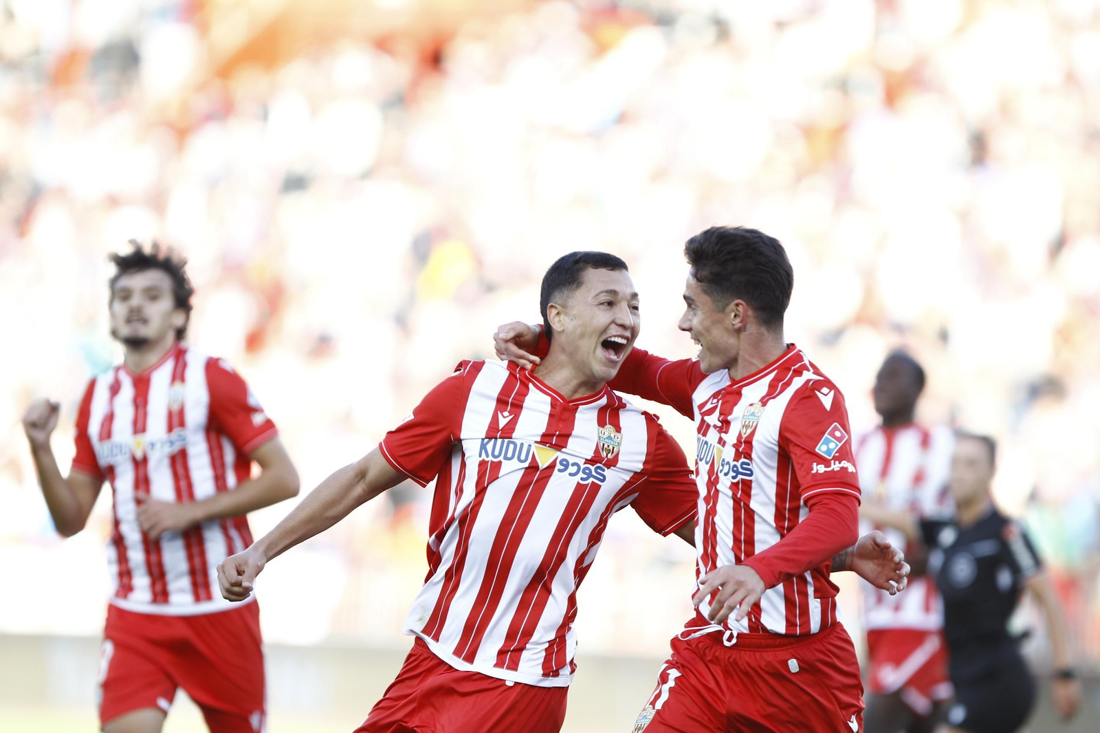 El partido U.D. Almería-Cádiz C.F. en imágenes