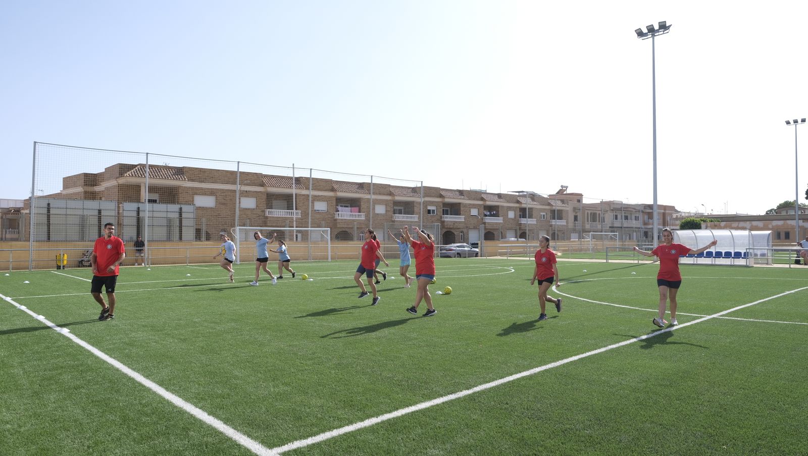 Imágenes de la inauguración de las nuevas instalaciones deportivas de la Venta del Viso (La Mojonera)