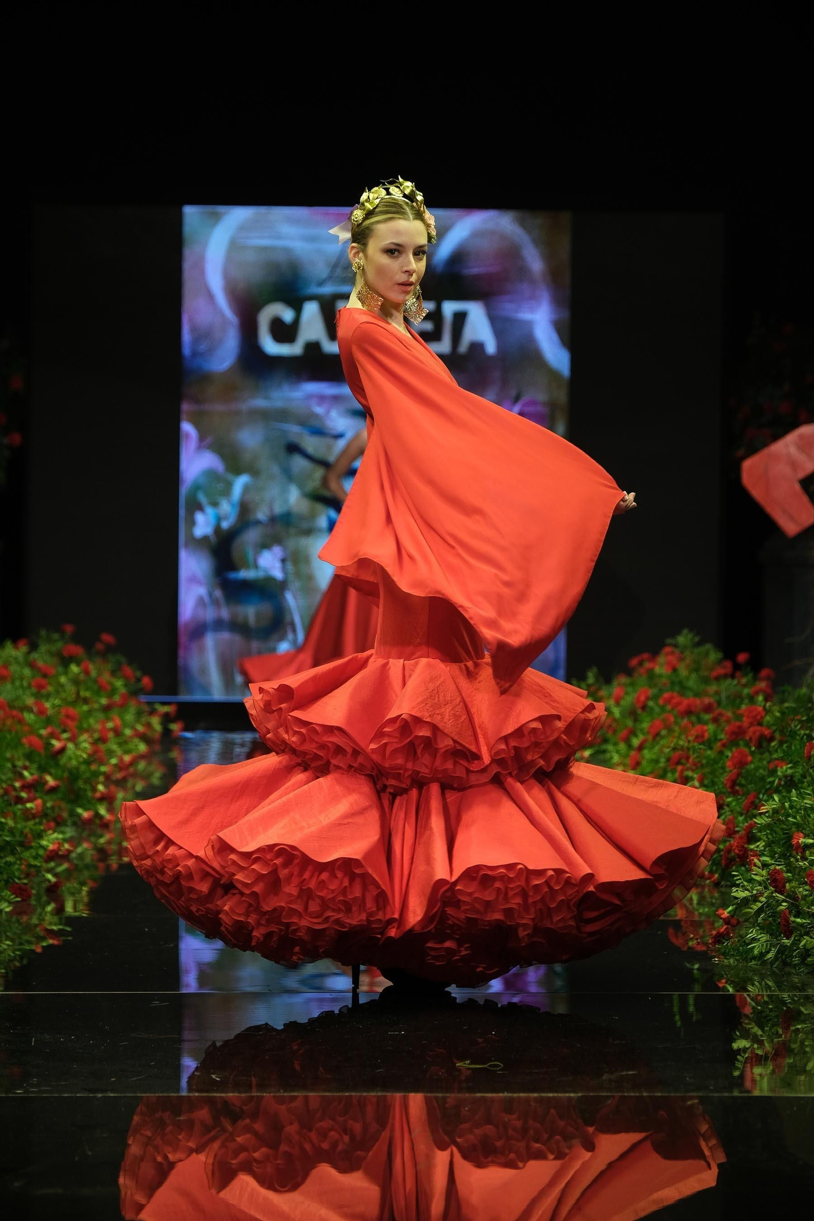 Desfile de Alejandro Andana en la Pasarela Flamenca Jerez Tío Pepe 2023