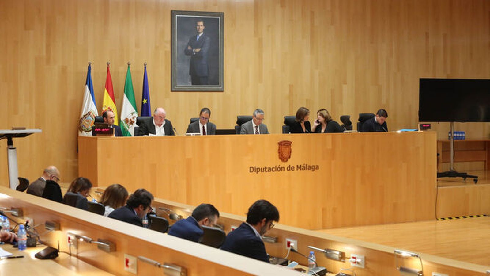 Pleno de la Diputación de Málaga en una imagen de archivo.