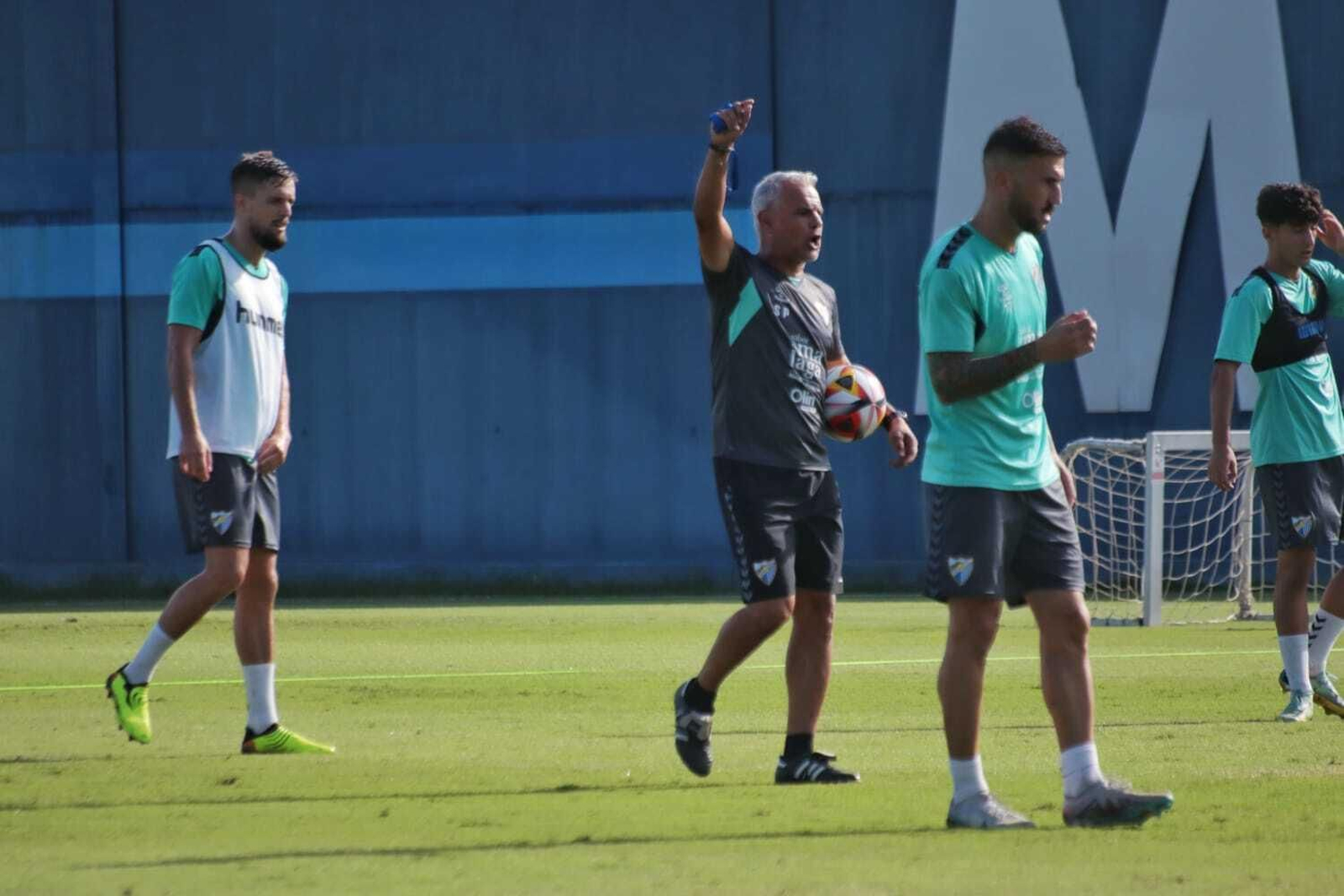 El entrenamiento del Málaga CF, en fotos