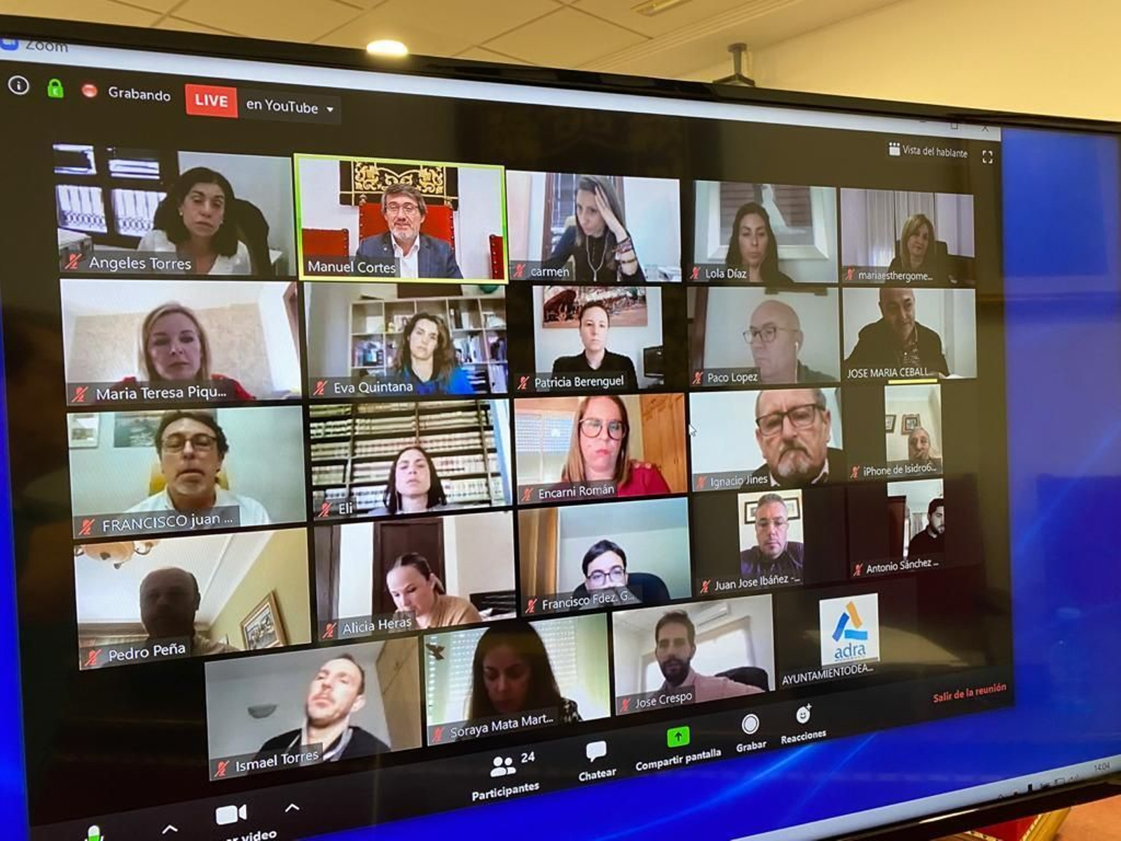 El pleno telemático en Adra ha dado luz verde a los presupuestos.