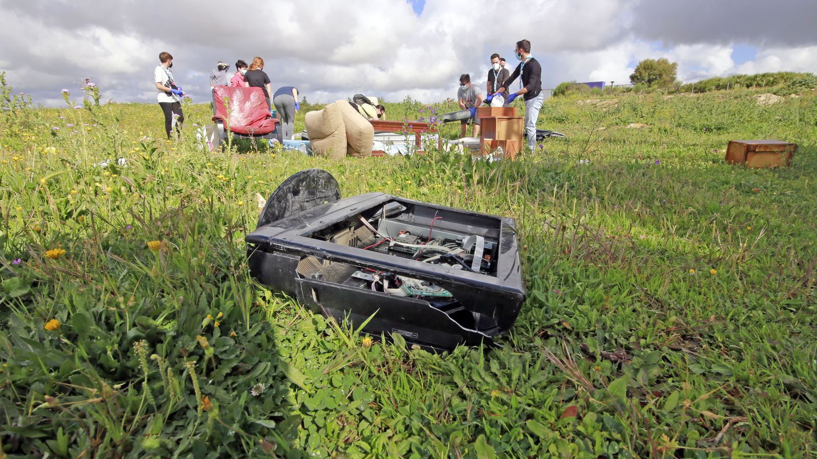 Gran recogida de Zero Waste Jerez con casi 40 voluntarios