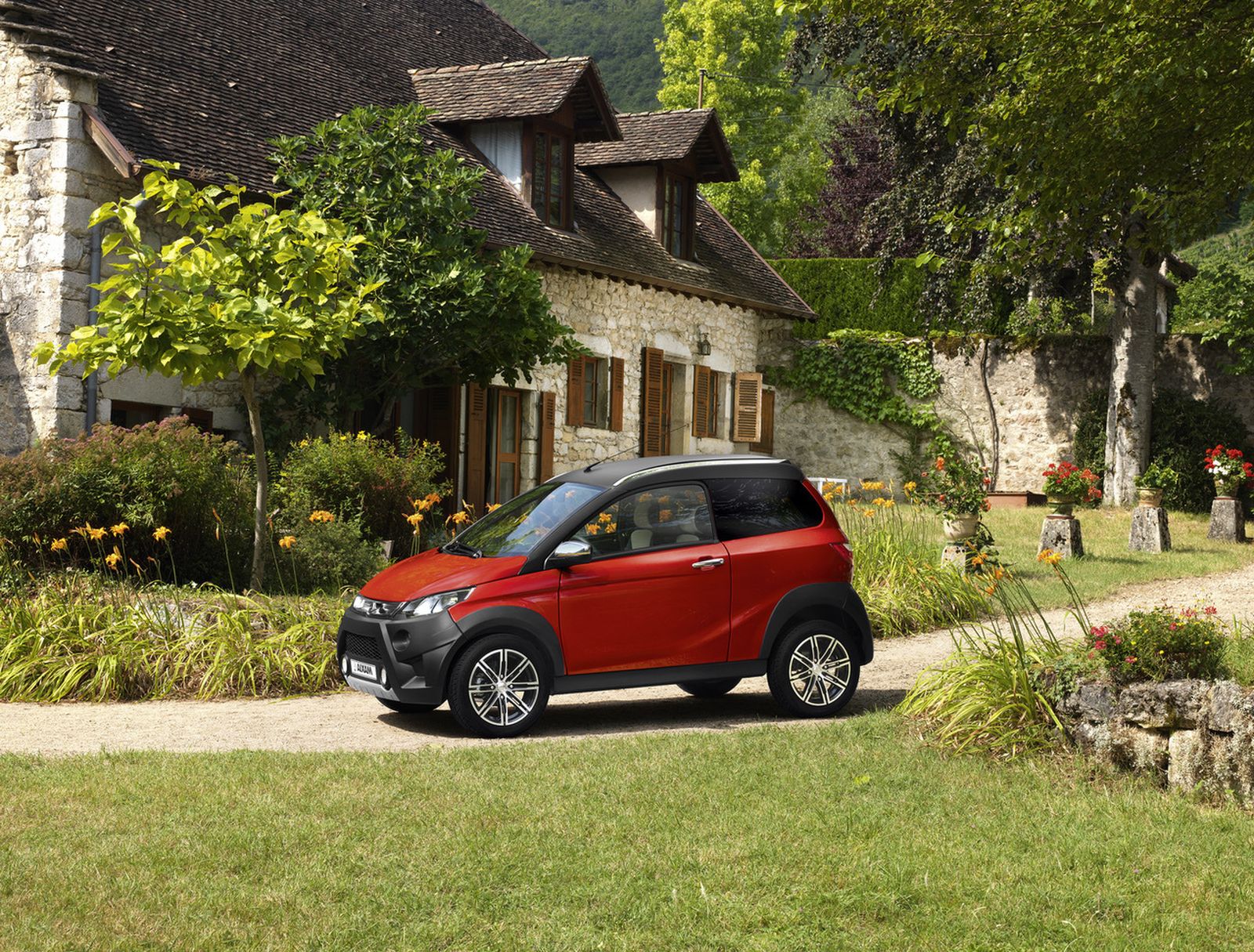 Imagen de un vehículo de la firma Aixam.