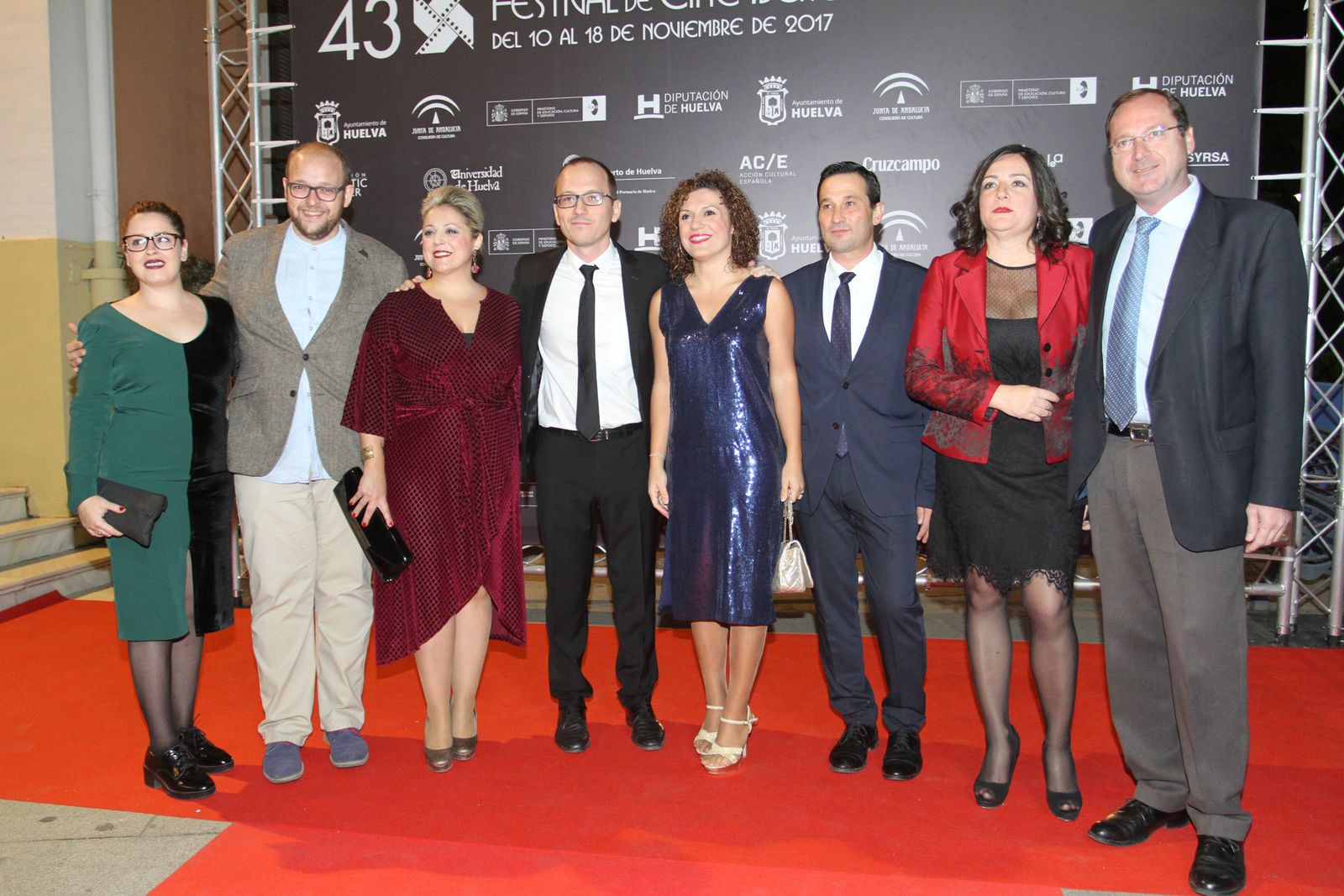 Gala inaugural de la 43 edición del Festival de cine Iberoamericano de Huelva.