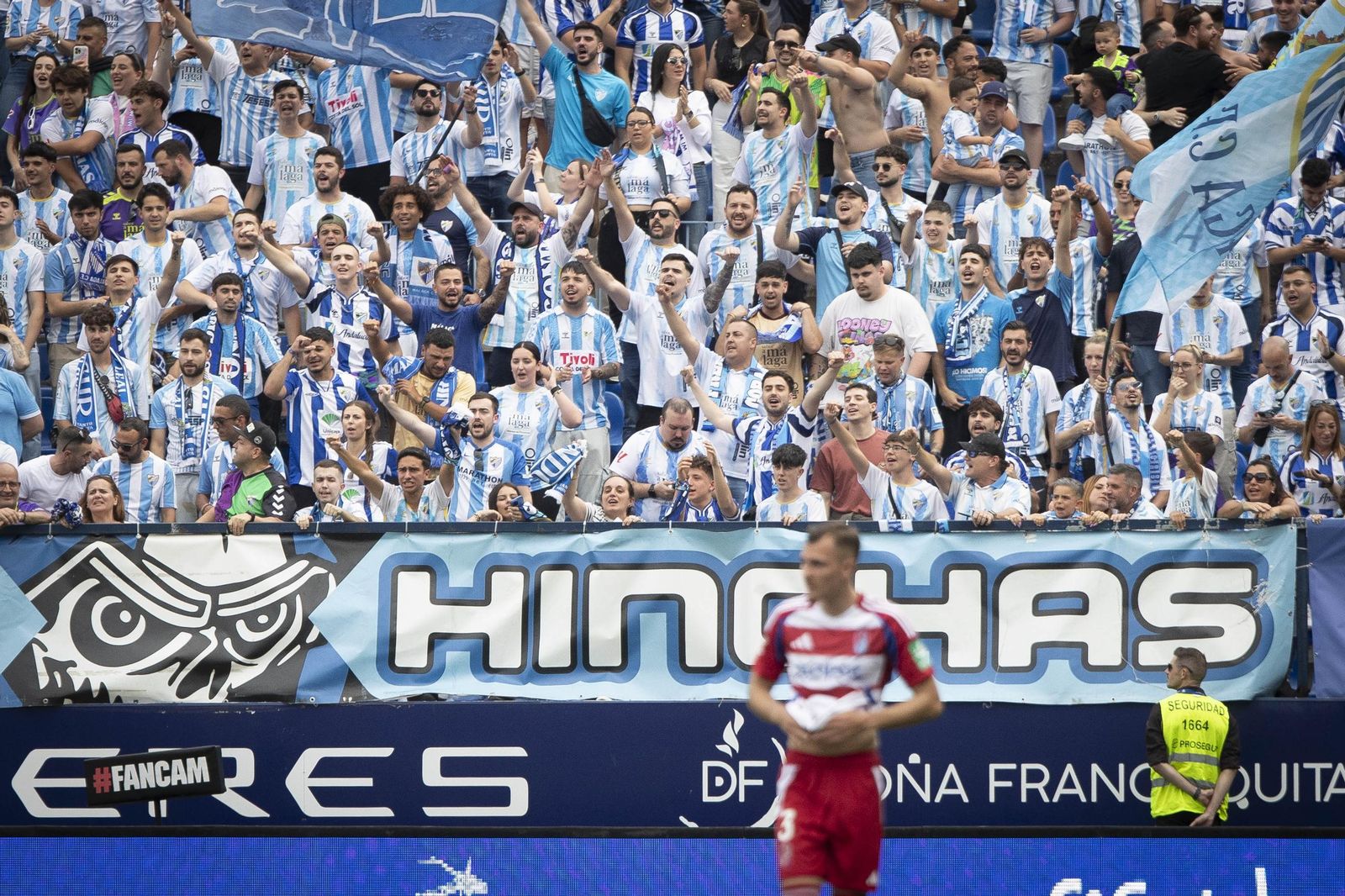 Las imágenes del partido entre el Málaga y el Granada CF