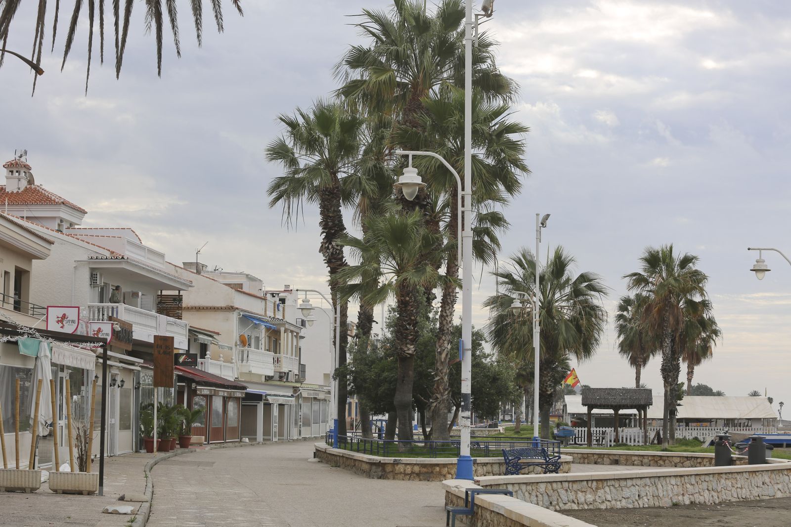 Coronavirus en Málaga: El desierto de Pedregalejo, en fotos